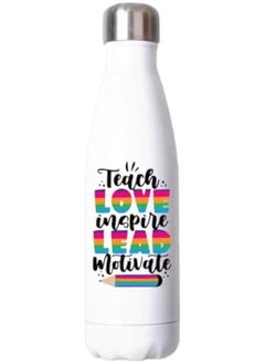 PRINTSHOP4ME Teacher's Day Gift | Thermal Water Bottle Flask | for Teachers | Gift from Students to Teachers | Ideal for Birthday, Appreciation, Thank You Gift | 17oz  - Image 1