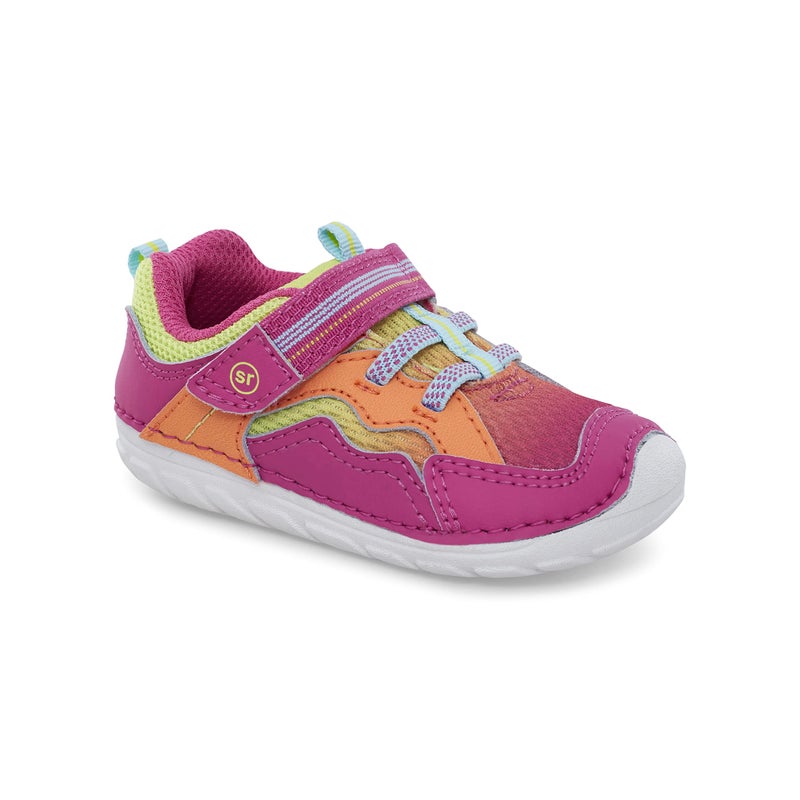 Stride Rite Baby Girls Soft Motion Kylo Athletic Sneaker PinkNeon 3 Wide Infant