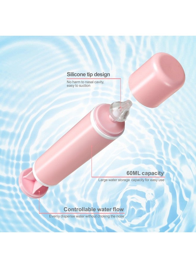 Elfzone Nasal Aspirator for Baby and Adult - 2Pcs - Nose Syringe Cleaner Nose Wash Cleaner Nasal Cleaning for All Age, Portable Manual Nasal Aspiratior with Personal Case, Easy to Use (Blue, Medium) - Image 3