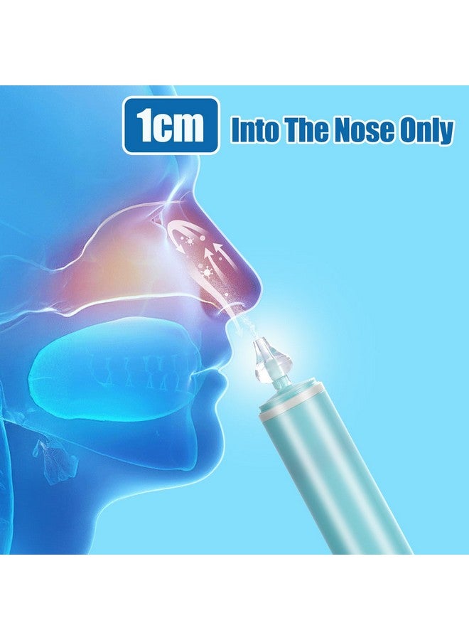 Elfzone Nasal Aspirator for Baby and Adult - 2Pcs - Nose Syringe Cleaner Nose Wash Cleaner Nasal Cleaning for All Age, Portable Manual Nasal Aspiratior with Personal Case, Easy to Use (Blue, Medium) - Image 2