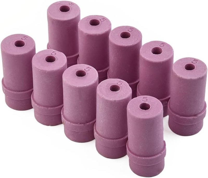 فوهات السيراميك المحترفة للرمل 5 مم طقم صناعي 10 قطع - Image 2