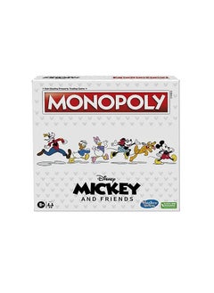Hasbro/Disney Monopoly: Disney Mickey and Friends Edition Board Game – Exclusive Tokens & Disney Pins | Fun Family Game for Disney Fans | Ages 8+ | Collectible Disney Monopoly for Kids & Adults  - Image 2