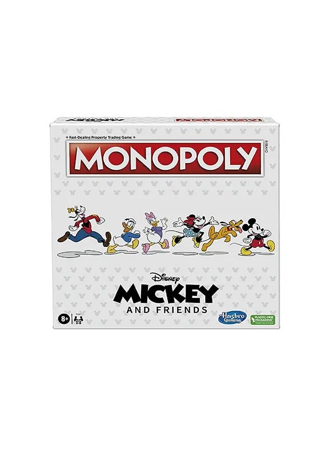 مونوبولي: لعبة ديزني ميكي آند فريندز اللوحية - رموز حصرية ودبابيس ديزني | لعبة عائلية ممتعة لمحبي ديزني | الأعمار 8+ | احتكار ديزني للأطفال والكبار - Image 2