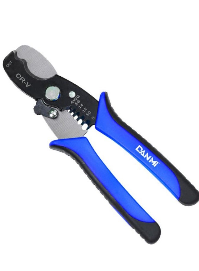 Cable Cutter with Stripper 200mm 8" DANMI  110106