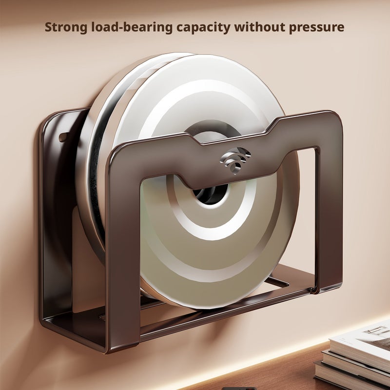 No-Drill Wall Mounted Router Storage Rack for TV Box - Image 5