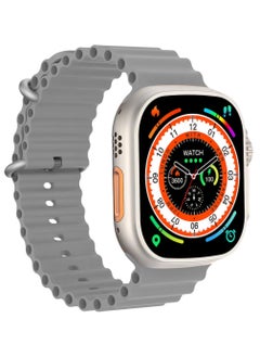 BIG Infinite Display T800 Ultra Smart Watch Bluetooth Wireless Charging 49MM (Grey)
