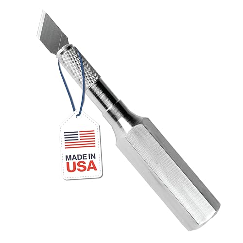 Excel Blades K6 Heavy-Duty Precision Knife – Hexagonal Metal Handle with Angled #19 Blade – Easy-Change Craft Knife for Cutting Thick Materials, Paper, Plastic and Wood - Made In USA - Image 1