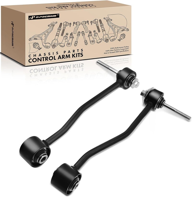 A-Premium 2Pcs Front Sway Bar Links Stabilizer Bar Links, Compatible with Ford Ford F-250 F-350 F-450 F-550 Super Duty 2000-2004, Excursion 2000-2005, 4WD or RWD - Image 1