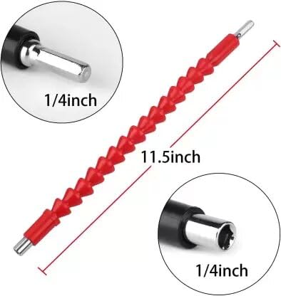 Mass Pro Mass Pro 22pc Socket set and 1pc Flexible Shaft bit Pack of 2 Combination Screwdriver Set Pack of 23  - Image 2