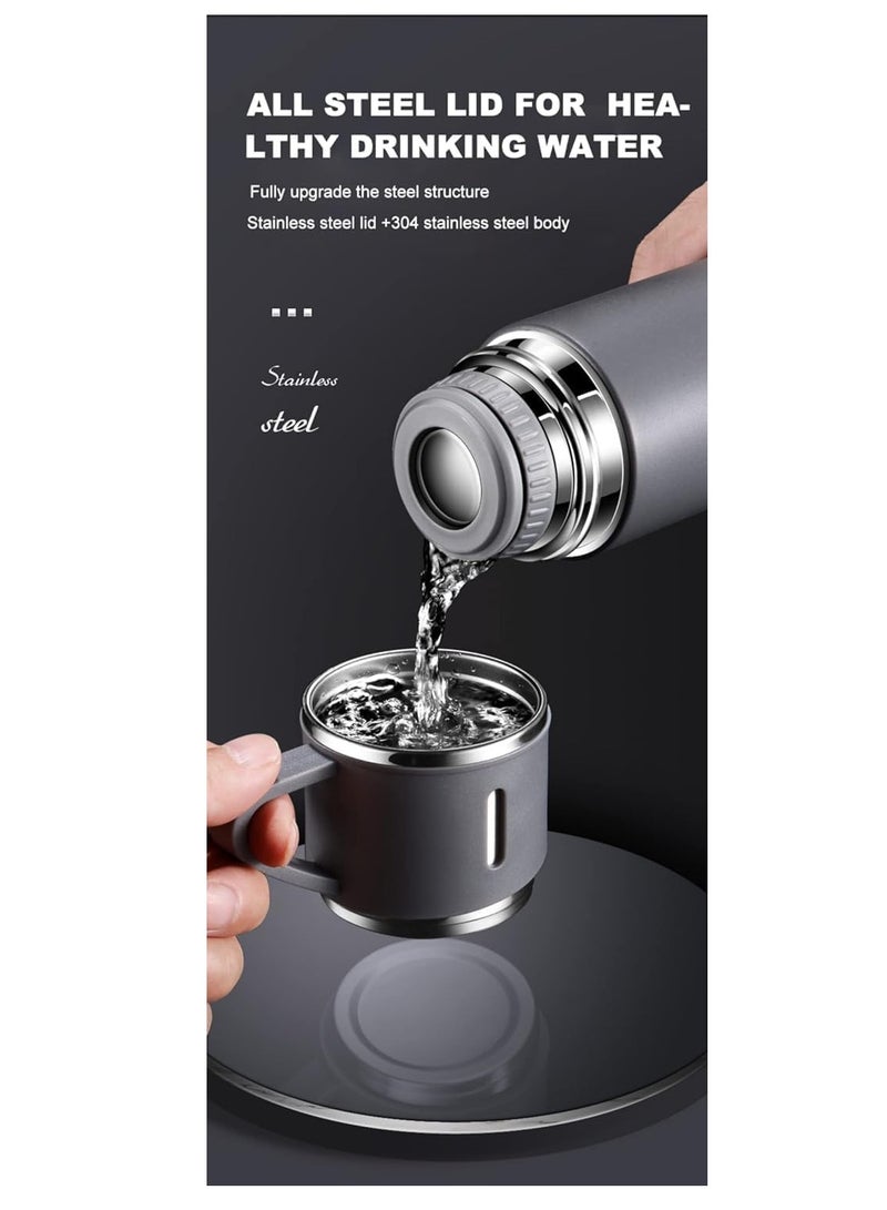 TIGER NEW Vacuum Insulated Flask 500ml/17.6oz Stainless Steel Thermo-Bottle with Cup – Keeps Drinks Hot & Cold, Ideal for Coffee, Water, and Beverages – Durable and Leak-Proof Design - Image 5