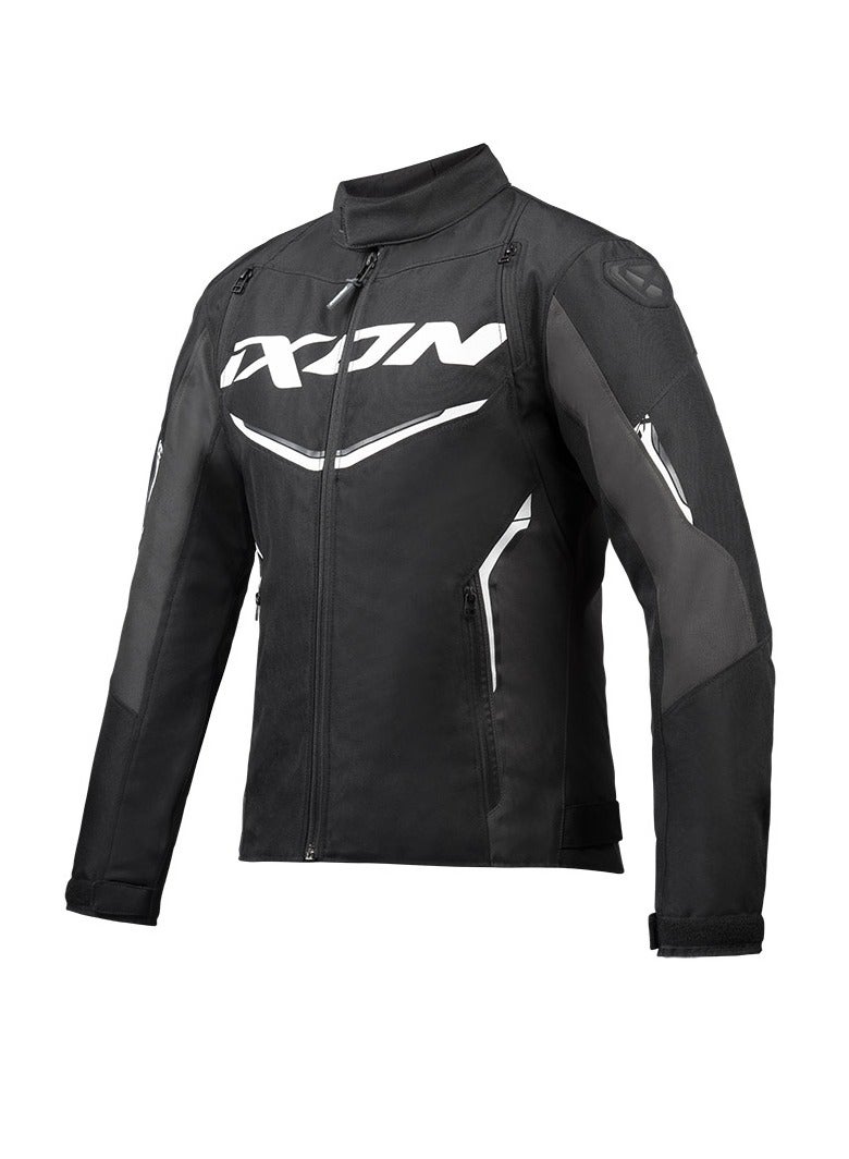 Ixon CORDOLO Motorcycle Jacket Black Anthracite White