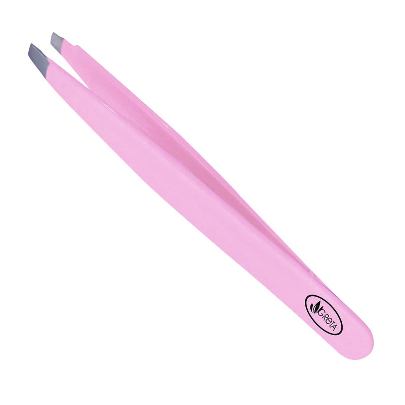 Greta Baby Pink Colour Tweezer Plucker Precision Tweezers For Eyebrows, Ingrown Hair, Plucking Daily Beauty Tool Set Of 1 Pcs Baby Pink With Travel Case - Image 4