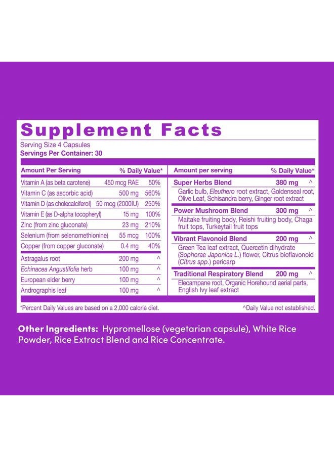 Further Food Ultimate Immune Support Vitamin C, D, E and Zinc + Natural Immunity Booster Multivitamin Herbal Supplement Elderberry & Echinacea, Daily Immune Defense & Antioxidant Support.  - Image 3