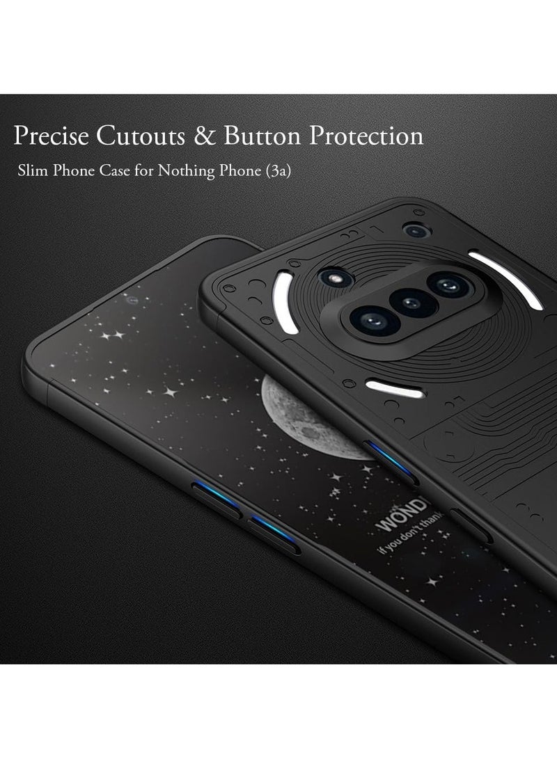 For Nothing Phone 3a Case, 360 Degree Full Body Hard Plastic Material Protective Back Cover, Detachable Split Slim Fit Shockproof Casing, Anti-Scratch Bumper Mobile Phone Case - Image 3
