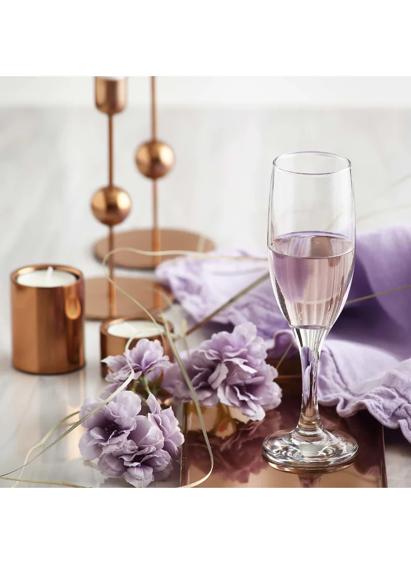 Carlaverde Lava Misket 535 Footed Glass Set of 6
