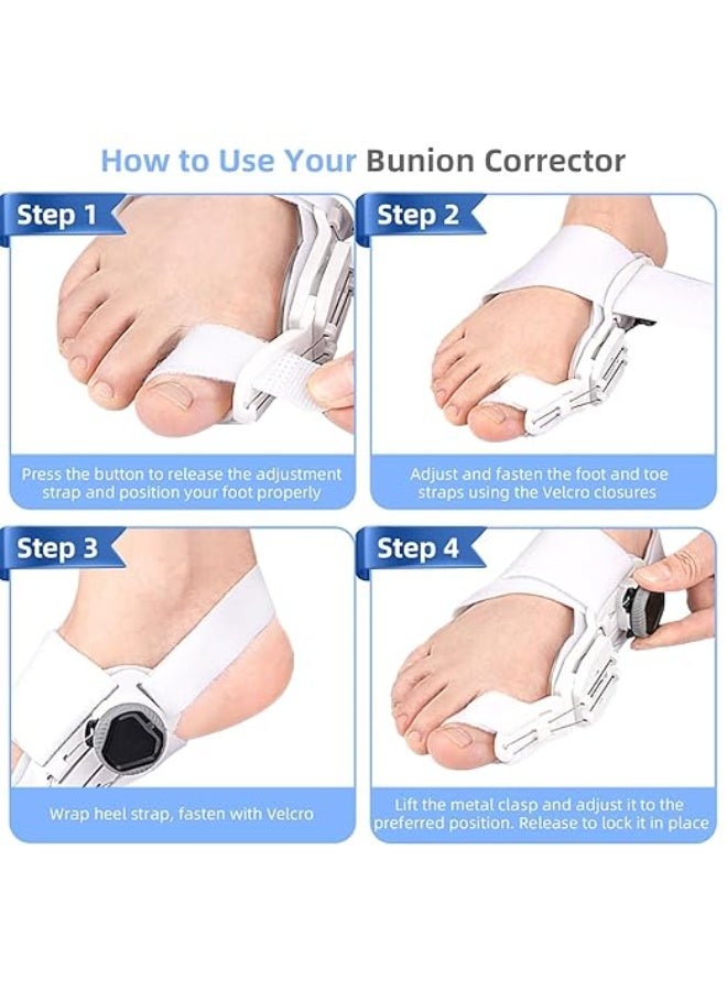 جهاز تعديل أصابع القدم – عملي وسهل الاستخدام – يدعم القدم ويخفف الألم ويصحح وضعية الإصبع – مقاس واحد قابل للتعديل - Image 5