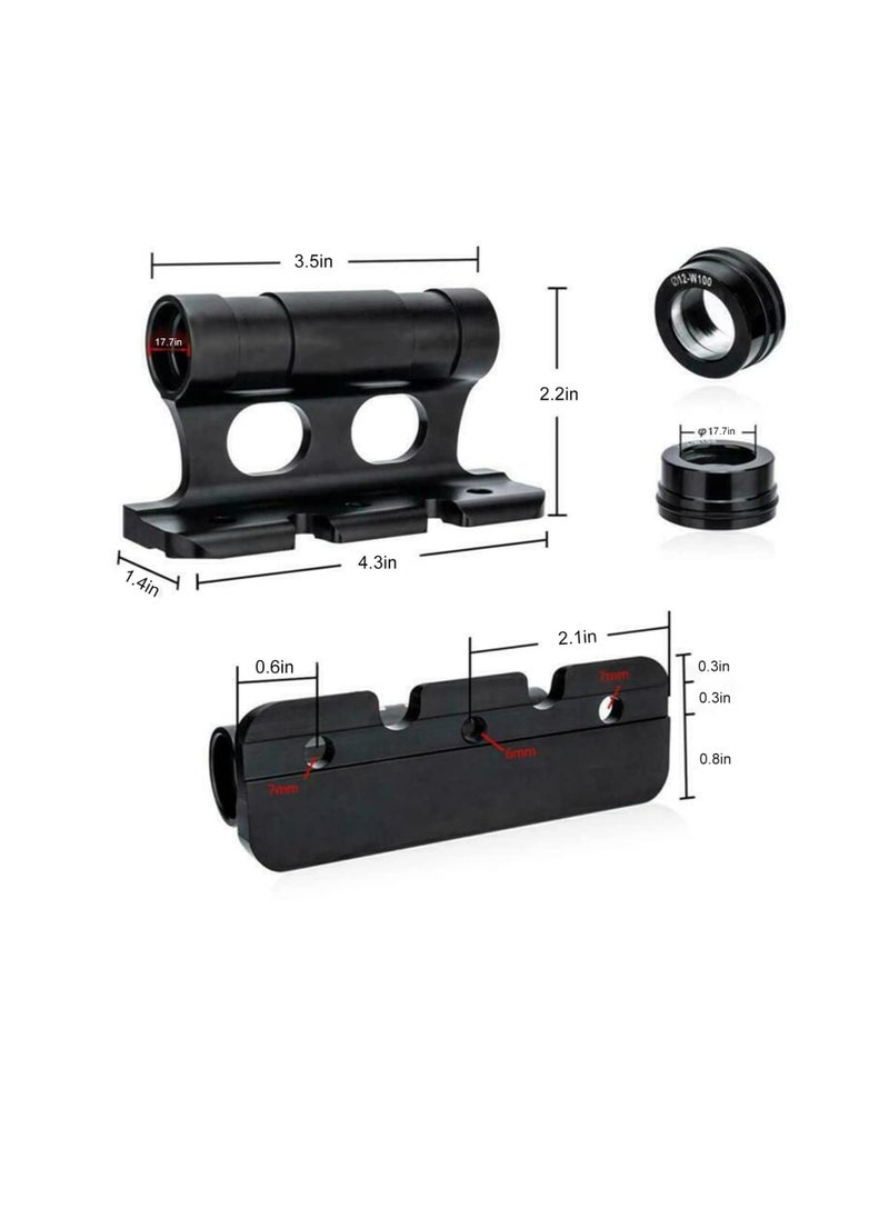 SYOSI Bike Fork Mount, Bike Car Rack Carrier, Aluminum Alloy Bicycle Fork Bracket, Suitable for Outdoor Travel Transporting Bicycle, Fits Thru Axle Fitments Sizes 100*5/100*12/100*15/110*15mm  - Image 2