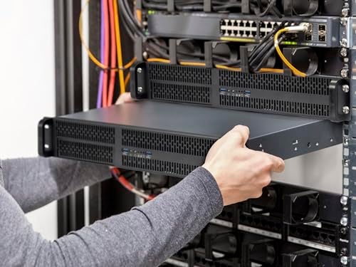 Rosewill 2U Server Chassis Rackmount Case | 4 3.5"/2.5" HDD, 1 5.25" Device | Micro-ATX Compatible | 2 x 80mm PWM Fans | 2X USB 3.0 | Silver/Black - RSV-Z2700U - Image 2