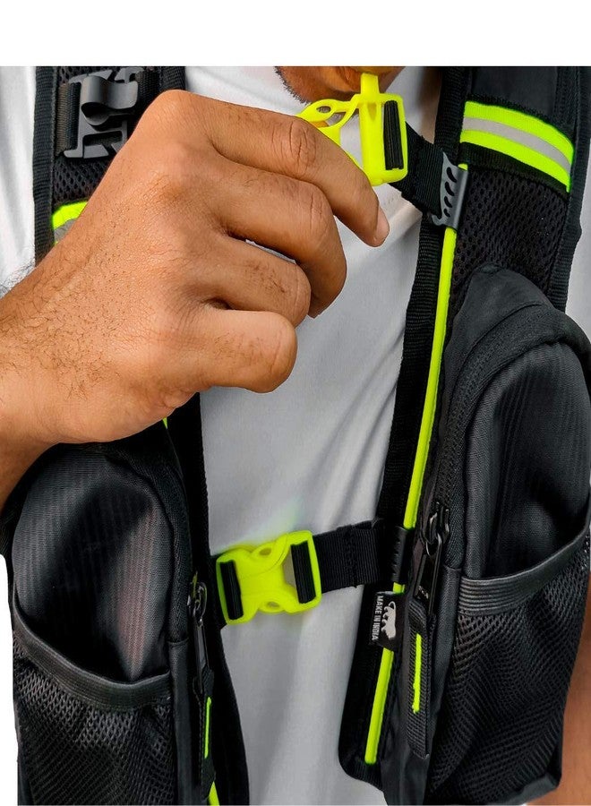 Raida Hydration Bag with 2L BPA-Free Bladder | No Movement While Riding | Ultra-Lightweight | Multi-Compartment | Built for Hiking, Biking, Camping & Outdoor Sports - Image 3