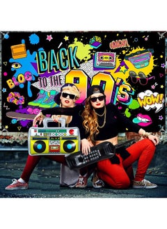 90 Party Decorations Back To The 80S 90S Banner Hip Hop Backdrop With Inflatable Radio Boombox Inflatable Mobile Phone Balloons For 80S 90S Party Themed Photo Booth Background Party Supplies - pzsku/Z3EA758BDBAAE475C602FZ/45/_/1688624451/0e32c500-3f4b-4d1e-ba7a-8816f3a0c1e7