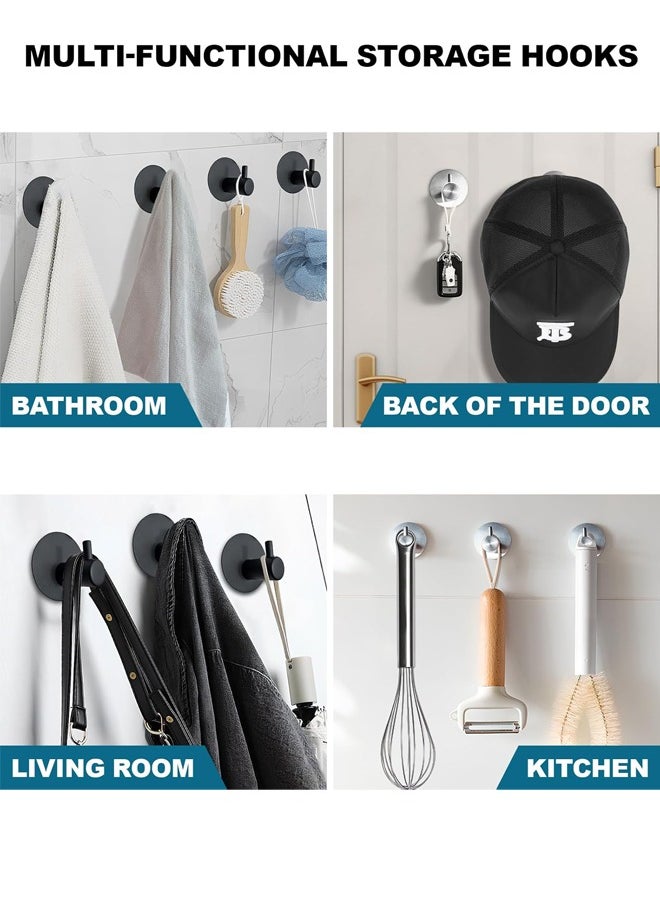 Self Adhesive Hooks,Heavy Duty Stick On Wall and Door Hooks for Hanging,Towel Hooks for Coat/Robe/Towels Stick on Bathroom/Kitchen/Room, 4 Pack - pzsku/Z3EA75E586E3DBBF979D2Z/45/_/1737280062/71b8087e-a1a8-4d5b-83da-c303eff70763