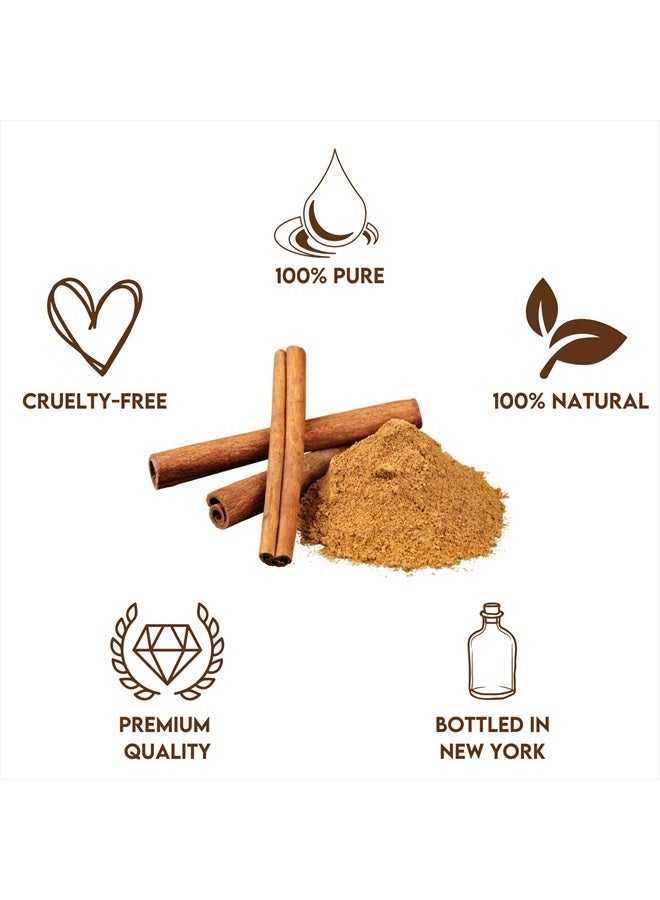 Essentially KateS Premium Cinnamon Oil 4 Fl Oz with Huge Dropper and Sprayer - 100% Pure, Natural & Therapeutic - Cleaning, DIY Soap, Diffuser, Aromatherapy, Garden and Kitchen - Indoor and Outdoor - Image 2
