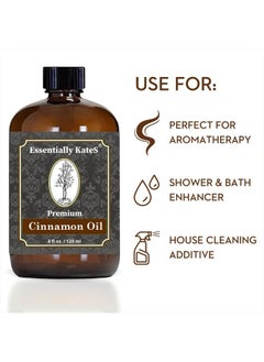 Essentially KateS Premium Cinnamon Oil 4 Fl Oz with Huge Dropper and Sprayer - 100% Pure, Natural & Therapeutic - Cleaning, DIY Soap, Diffuser, Aromatherapy, Garden and Kitchen - Indoor and Outdoor  - Image 3
