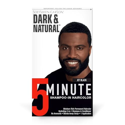 SOFT SHEEN SoftSheenCarson Dark Natural 5 Minute ShampooIn Haircolor Jet Black - Image 1