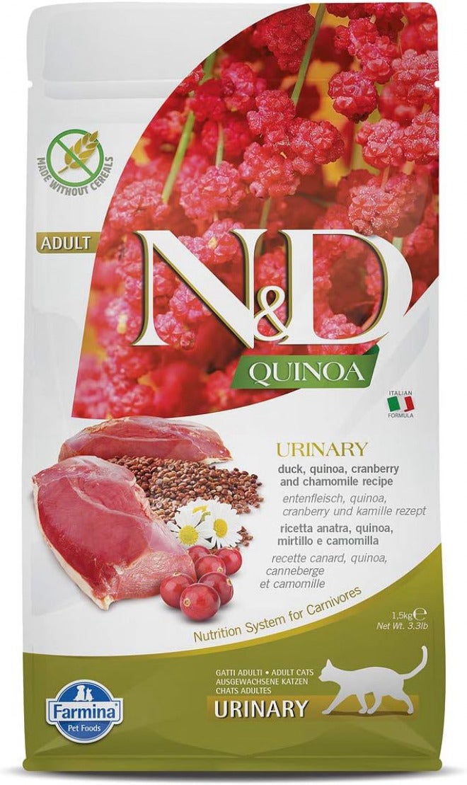 Farmina QUINOA CAT URINARY DUCK 1.5 KG - Image 1