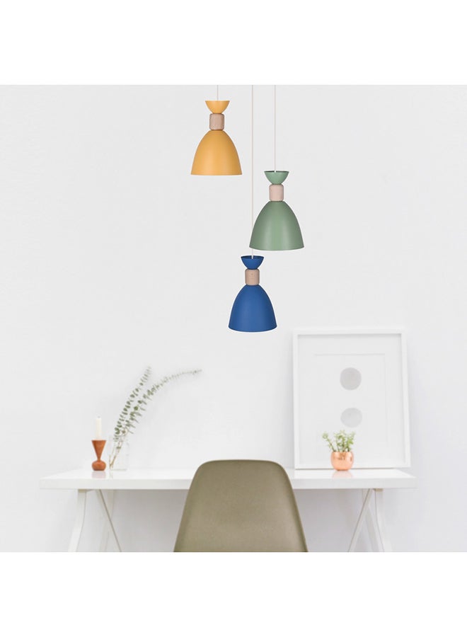 El Rawda Lighting Shot Triple Ceiling Lamp | modern decorative LED E27 pendant light ceiling lamp hanging | suitable for any room | Color: Multicolor | Size: 70x30 cm