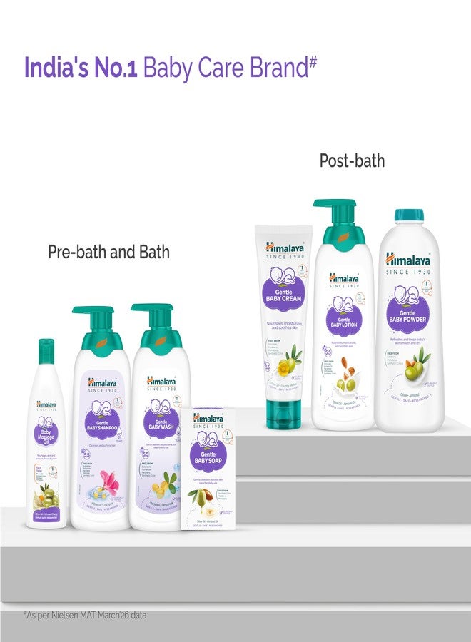 Himalaya Gentle Baby Cream 100ml with Olive Oil, Giloy & Licorice | pH 5.5 | No. 1 Doctor Recommended Baby Cream | Hypoallergenic | Nourishing Baby Face Cream & Moisturizer for All Skin Types - Image 5