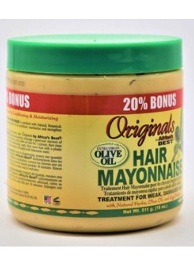 Africa's BEST Mayonnaise hair cream, free of petroleum products,gives you a unique experience in nourishing and moisturizing your hair with the best types of virgin olive oil,  - Image 2