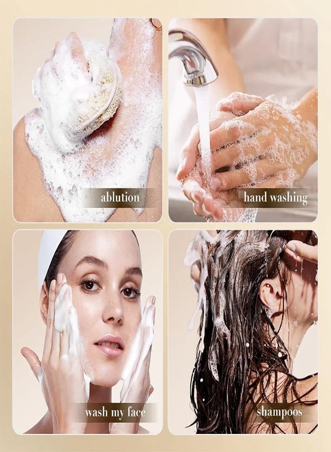 AKARY Coconut Soap For Face & Body, Moisturizing Handmade Soap Bar, Oil Control Deep Cleansing Exfoliation Mild Smooth Skin Shrink Pore for Daily Skin Care - Image 4