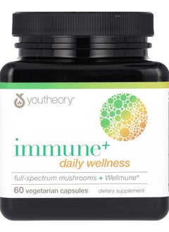 youtheory Immune+ Daily Wellness 60 Vegetarian Capsules 
