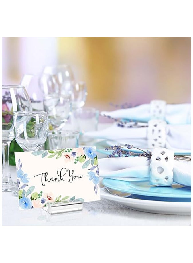 12 Pcs Clear Acrylic Stands Acrylic Card Holder - Image 5