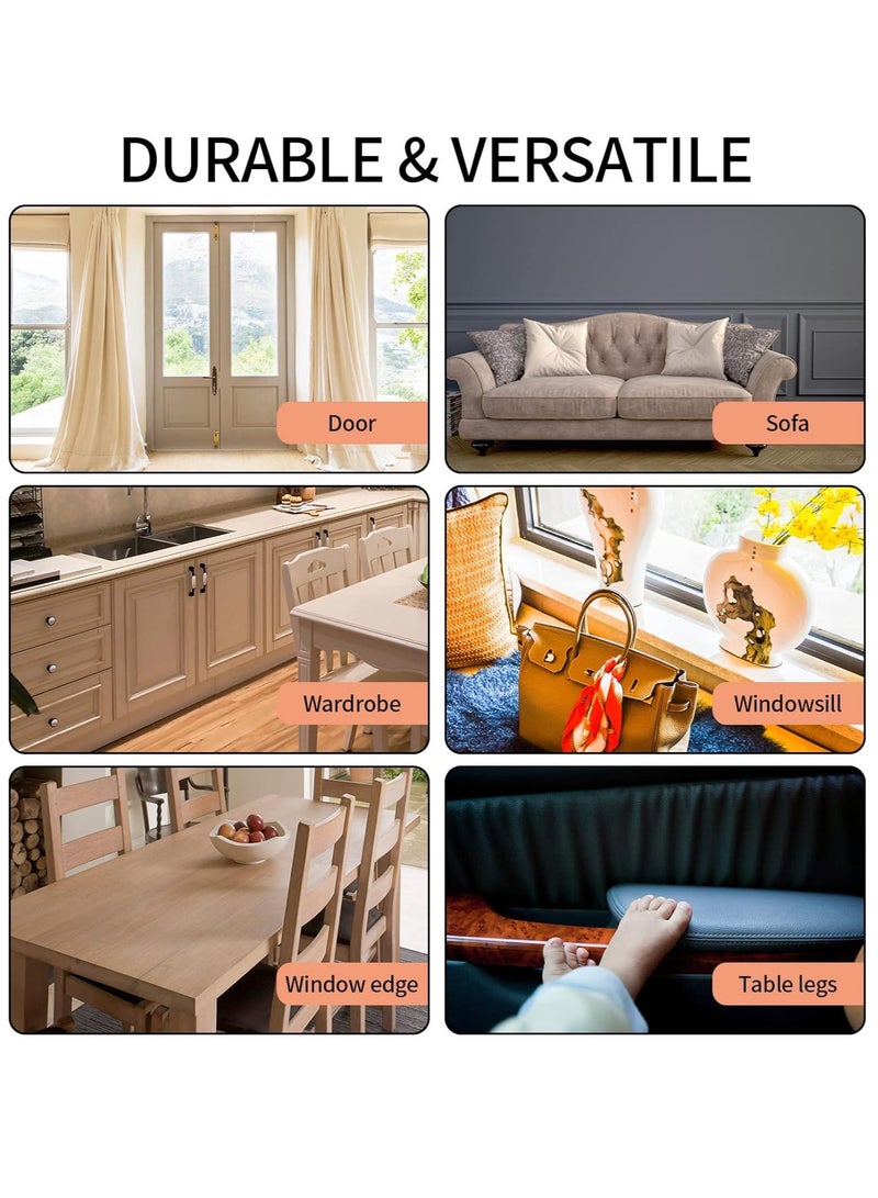 رات سو 8 قطع حاميات الأثاث من الخدوش للكنبة حاميات خدش القطط شريط تدريب حماية الأثاث من الخدوش حماية ضد الخدوش للكلاب والقطط للزوايا الخاصة بالكنب والأبواب بأبعاد 30 40 سم - Image 5