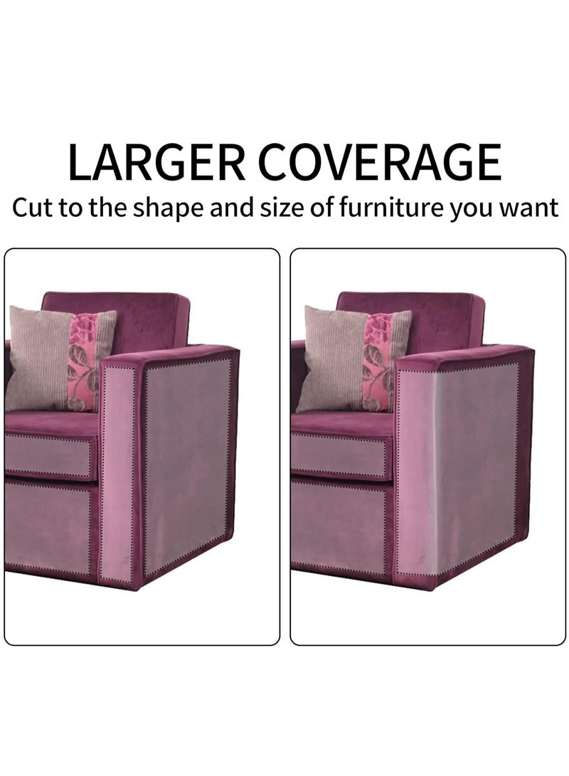 رات سو 8 قطع حاميات الأثاث من الخدوش للكنبة حاميات خدش القطط شريط تدريب حماية الأثاث من الخدوش حماية ضد الخدوش للكلاب والقطط للزوايا الخاصة بالكنب والأبواب بأبعاد 30 40 سم - Image 2