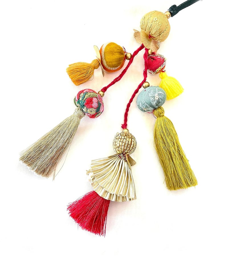 Aesthetics Label Pair of Handmade latkans for blouses and dresses - Image 2