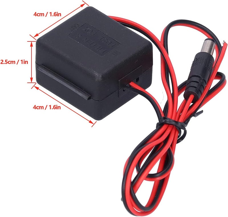 Keenso 24V to 12V Power Converter Voltage Transformer with BuiltIn Filter for Car Truck Bus Parking Camera 12V Electronics Voltage Regulator  - Image 2
