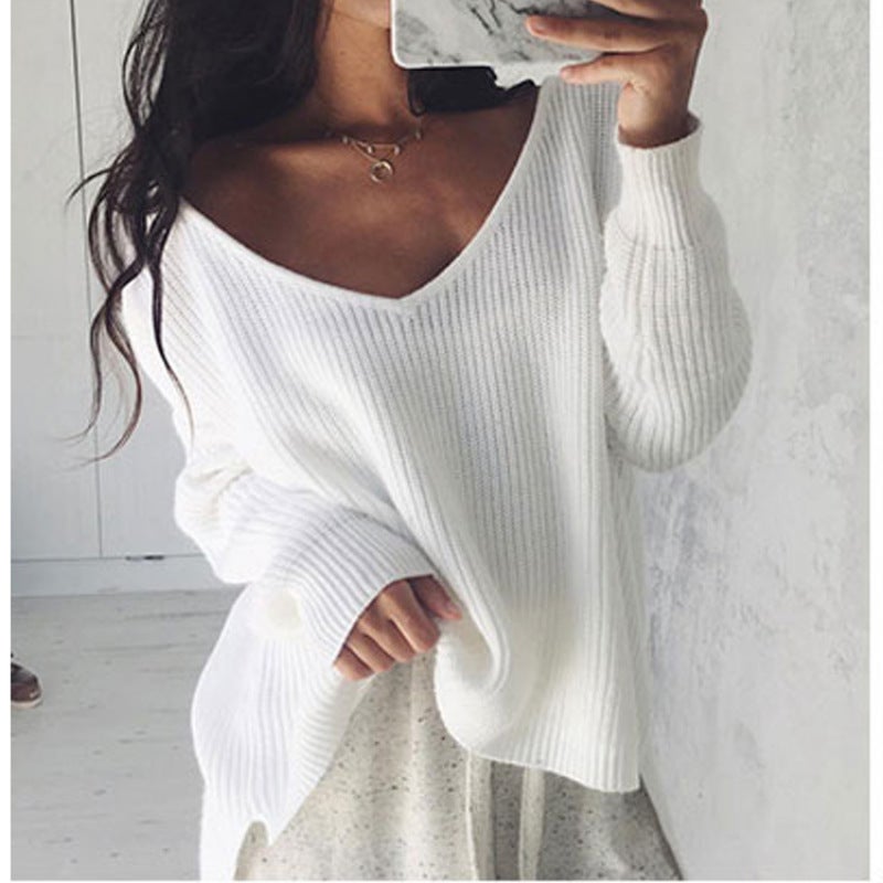 Solid Color Long Sleeve Shirt Made From Fine Fabric - Soft Comfortable Wear-Resistant Body Fit Top For Stylish Personality - Image 2