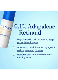 differin Acne Treatment Gel, 90 Day Supply, Retinoid Treatment For Face With 0.1% Adapalene, Gentle Skin Care For Acne Prone Sensitive Skin, 45G Pump (Packaging May Vary)  - Image 4