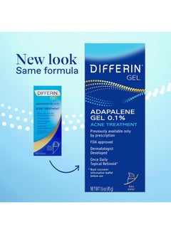 differin Acne Treatment Gel, 90 Day Supply, Retinoid Treatment For Face With 0.1% Adapalene, Gentle Skin Care For Acne Prone Sensitive Skin, 45G Pump (Packaging May Vary)  - Image 2