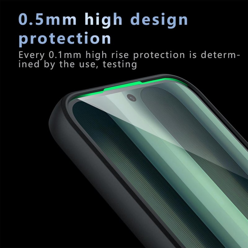 For Realme 14 Pro Plus 5G Cover Case, Tpu Shockproof Bumper + Pc Hard Plate Matte Skin Feel Mobile Phone Protection Back Cover, Anti-Fingerprint Slim Fit Protective Casing - Image 4