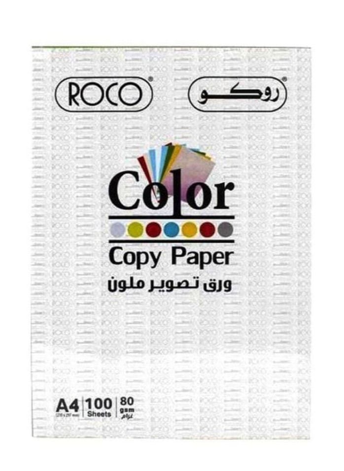 ROCO 100-Sheet A4 Color Copy Paper  - Image 1