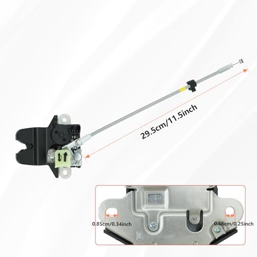 Blycorul Rear Trunk Latch Actuator, Compatible with 2016-2020 Kia Optima, Rear Tailgate Hatch Lock Actuator, Replaces 81230-D4000, 81230D4000 - Image 5