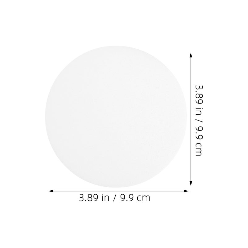 6pcs Lampshade Diffuser Round Diffuser for Drum Lampshades Pendants Light Pendants Light DIY Light Shield White 99MM - Image 4