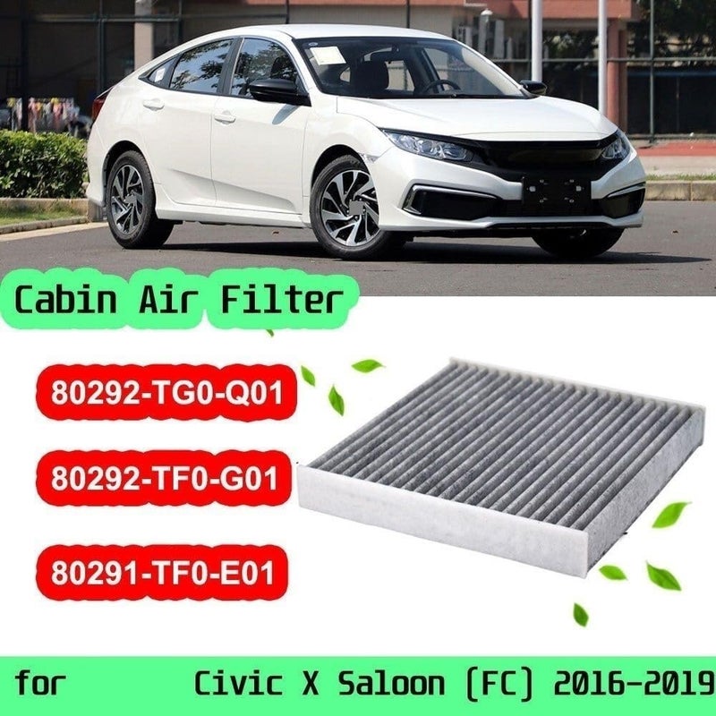 DEMULAX Car Carbon Cabin Air Filter for Honda Civic - Image 5