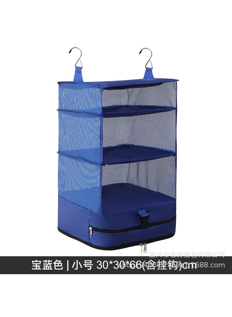 Clothes clothing ins sundries storage bag three-layer hanging bag book hanging bag storage bag source manufacturers Navy Small Storage Bag