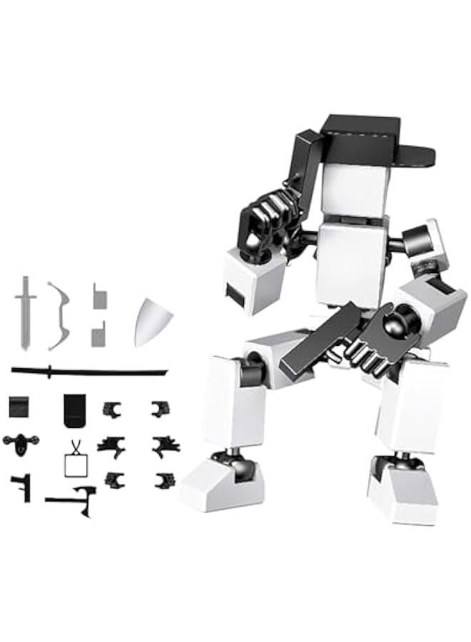 Hip Hop T13 Action Figure, 2024 New 3D Printed, Lucky 13 R&B Action Figure,Multi-Joint Movable Robot, PVC Model Full Body Mobile Robot Desktop Decoration Action Figure - Image 1