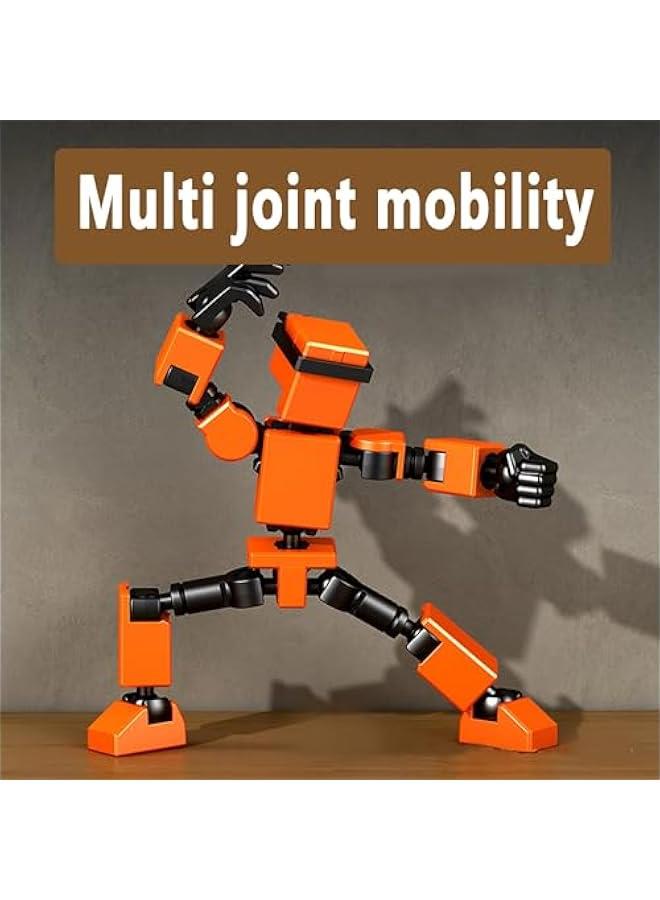 Hip Hop T13 Action Figure, 2024 New 3D Printed, Lucky 13 R&B Action Figure,Multi-Joint Movable Robot, PVC Model Full Body Mobile Robot Desktop Decoration Action Figure - Image 3